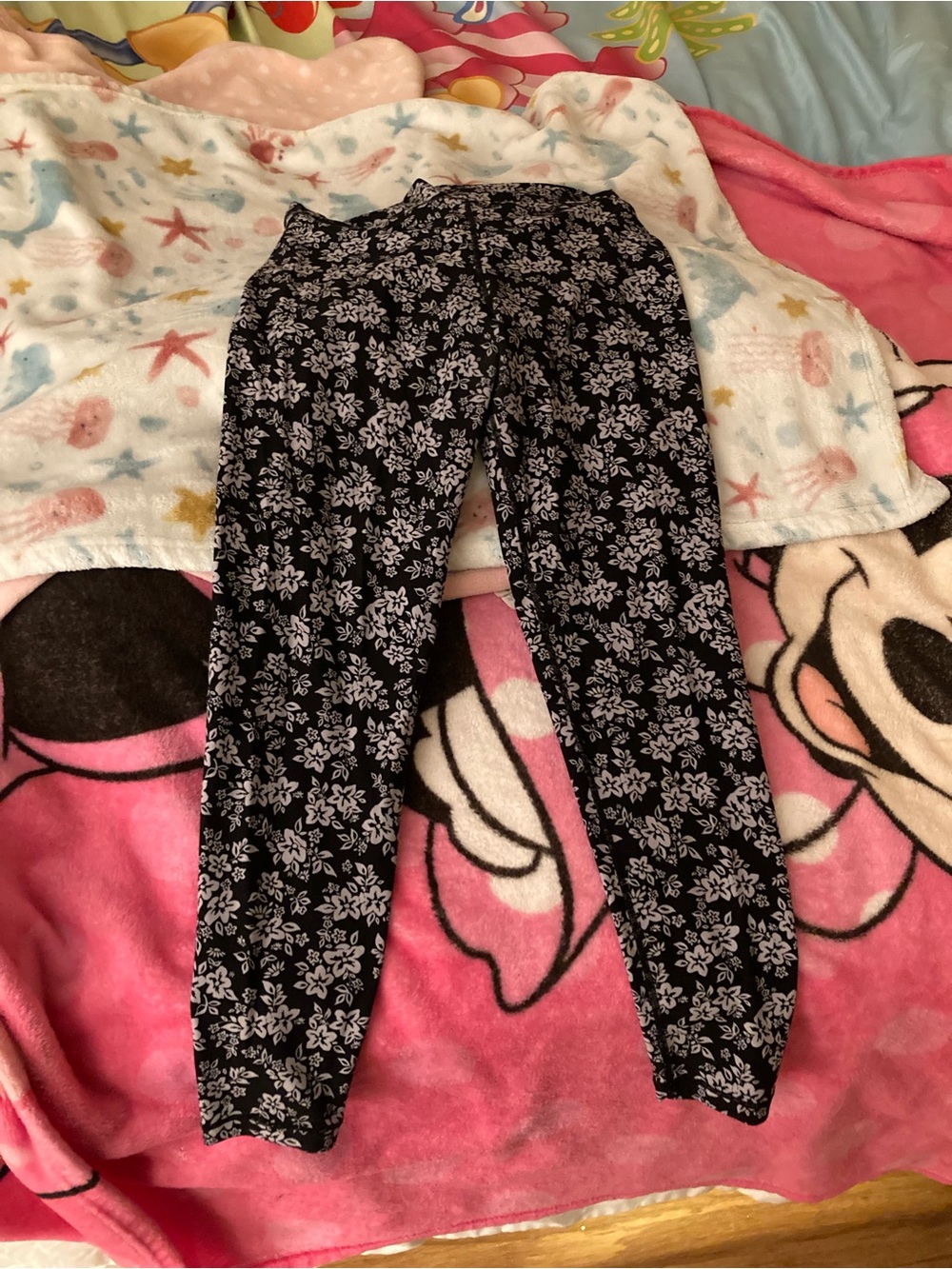 The Upside Black Floral Leggings